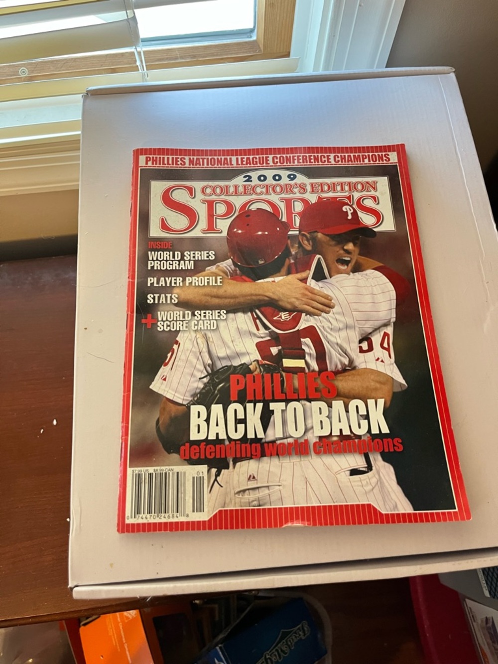 Phillies Back to Back Collector's Sports Magazine - Red & White